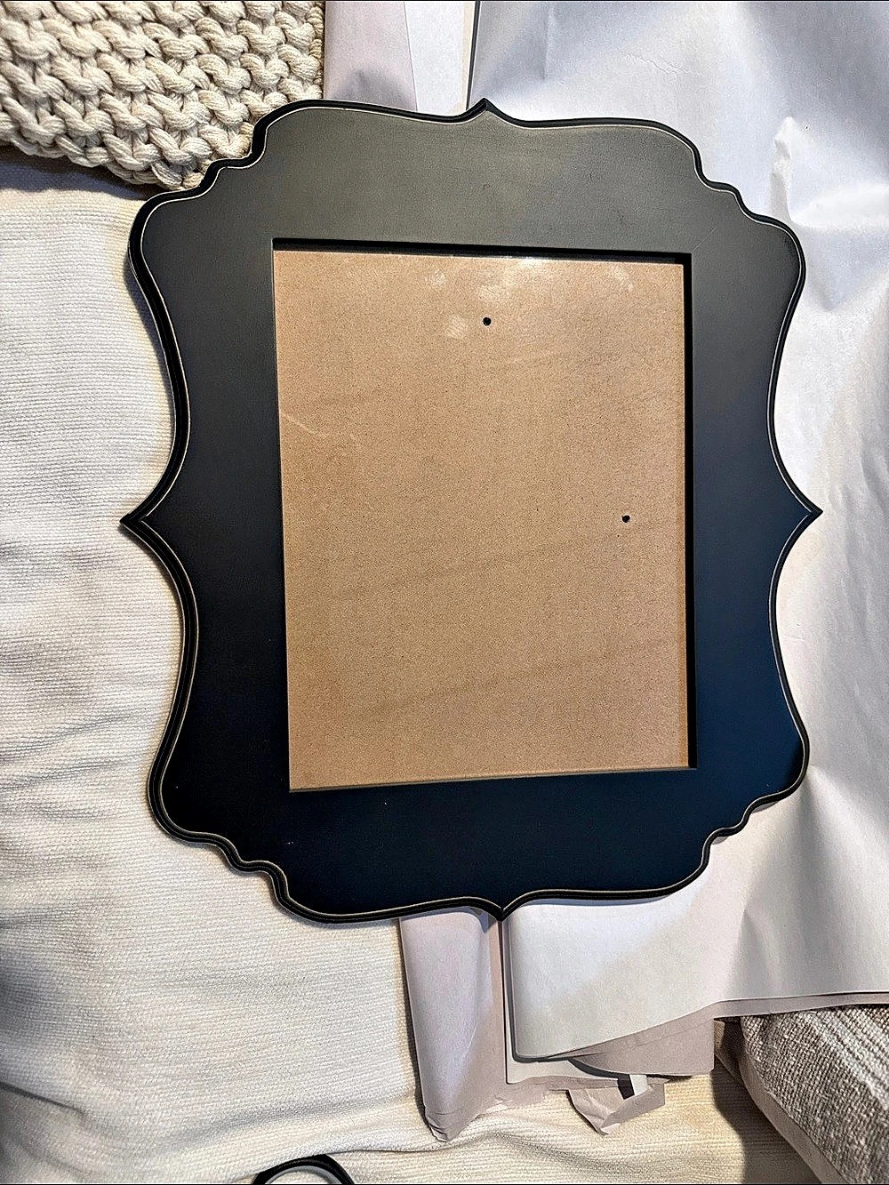 Hobby Lobby Black Scalloped Wall Picture Frame